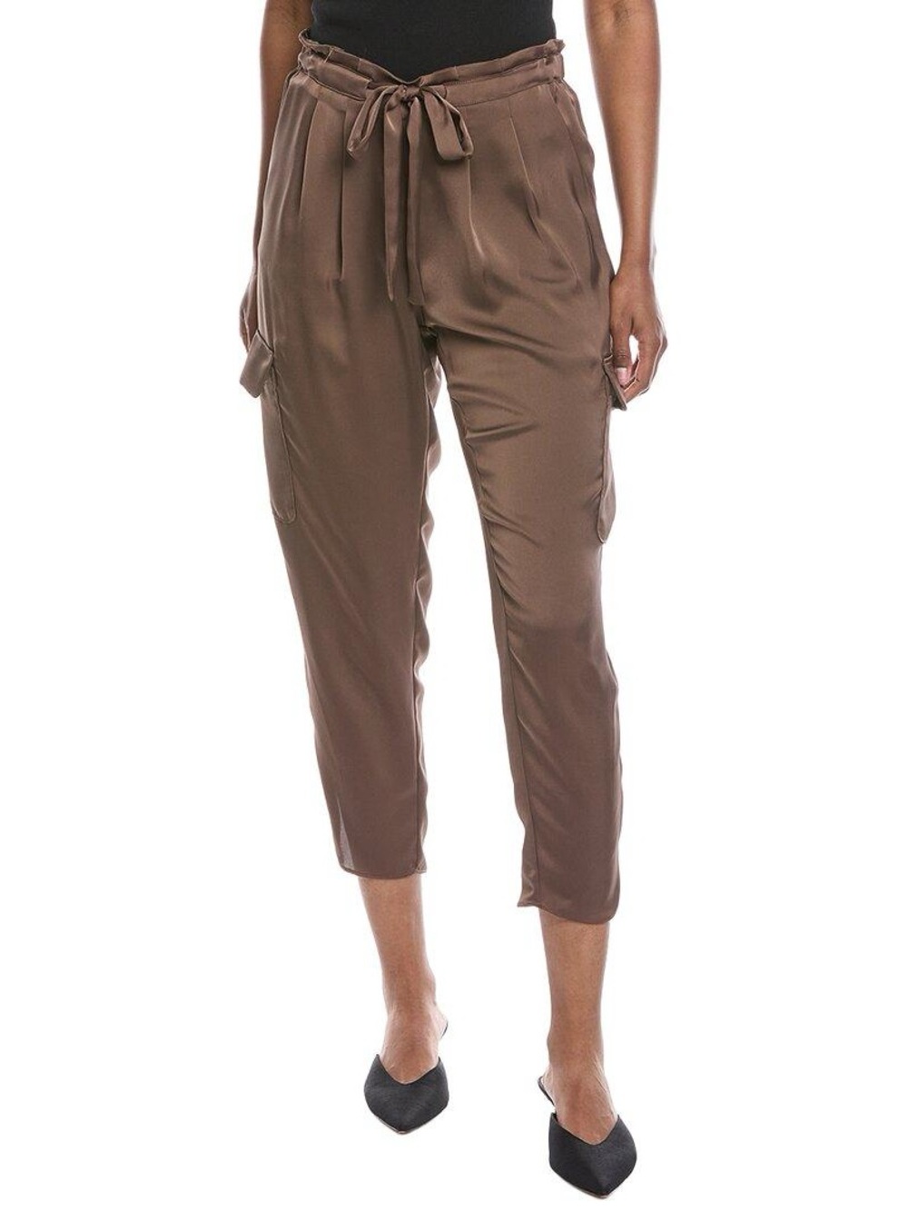 Ramy Brook Women's Brown Allyn Pocket Pants In Desert Brown Size Medium